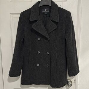 Longden Fog Womens Wool Pea Coat Size PM
